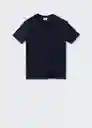 Camiseta Cherlo Navy Talla XS Hombre Mango