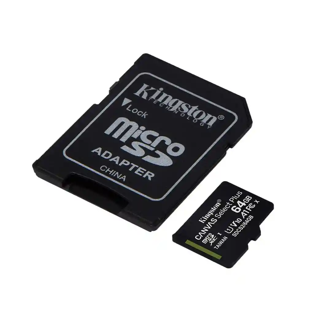 Memoria Micro Sd 64 Gb Kingston Canvas Select Plus