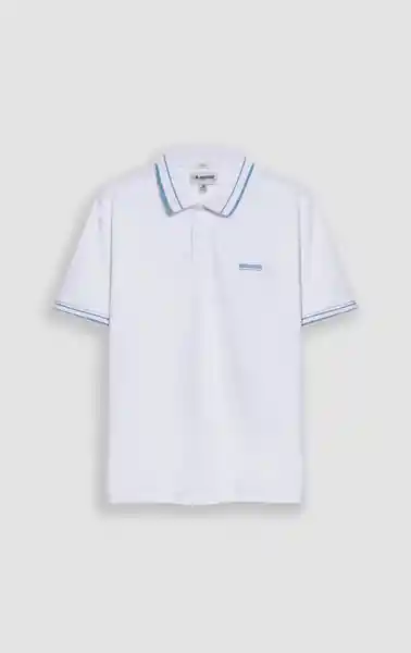 Camiseta Polo Hombre Talla S 802G082_BLA114001 Americanino