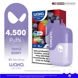 WAKA  Vape SoFit 4500 Triple Berry 3% 4500 puff