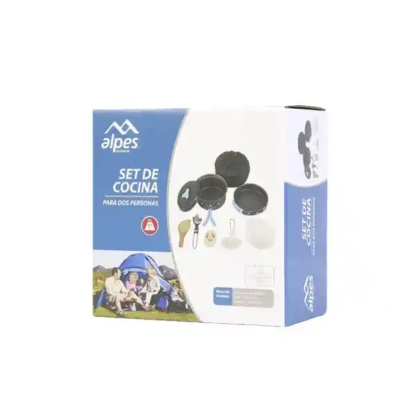 Alpes Set de Cocina Aluminio Anodizado