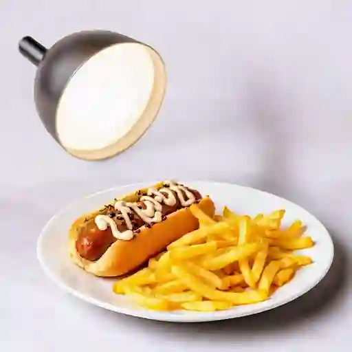 Perro mágico con papas
