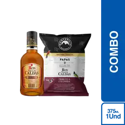Combo Bbq Ron 100 g + Ron Viejo de Caldas Dorado 750 mL