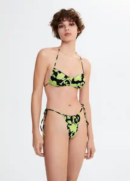 Braga Lilo Negro Talla M Mujer Mango
