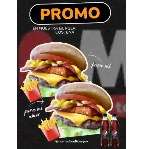 Combo para 2, Burger Mamá Pro