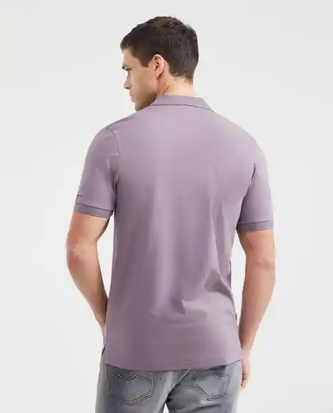 Camiseta Polo Muscle Morado Efímero Oscuro S Chevignon