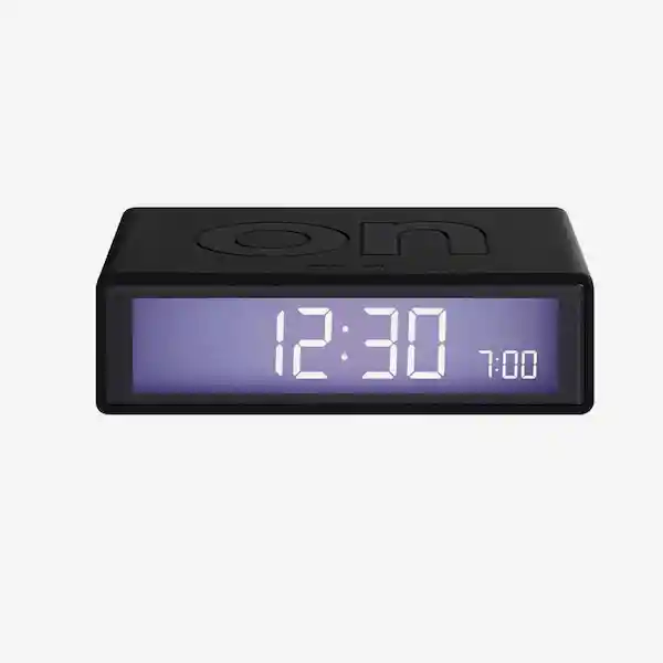 Inkanta Reloj Despertador Flip Negro