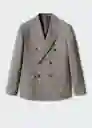 Blazer Americana Siena Beige Talla 54 Hombre Mango