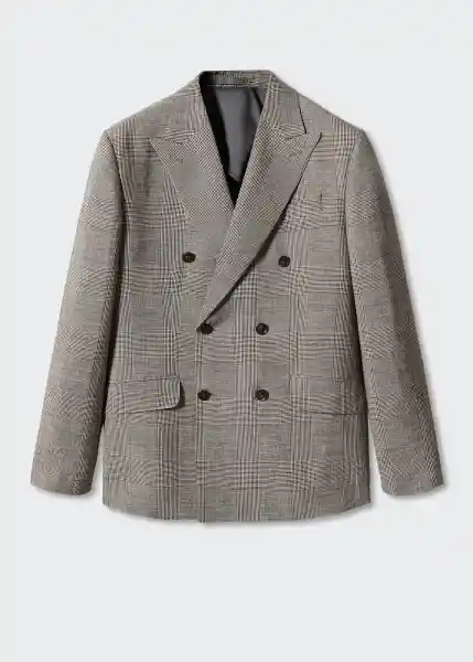 Blazer Americana Siena Beige Talla 54 Hombre Mango