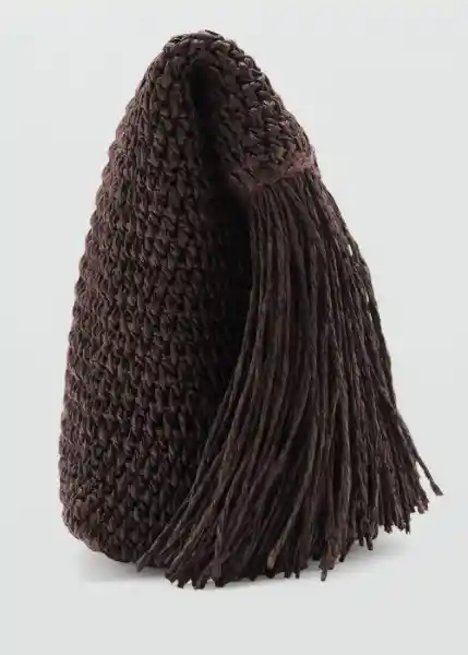Bolso M Bryan Chocolate Talla 99 Mujer Mango
