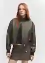 Chaqueta Fantasia Marrón Talla L Mujer Mango