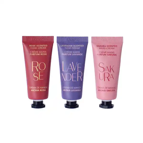 Set de Crema Para Manos Perfumada Floral Serie Miniso