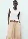Top Rosi Blanco Talla S Mujer Mango