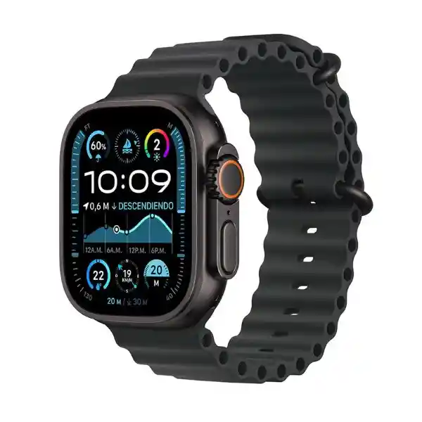 Apple Watch Ultra 2 Gps + Cellular Black Titanium Ocean 49 mm