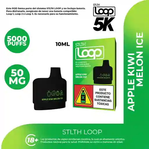 Stlth Dispositivo Loop Pod Apple Kiwi Melon Ice