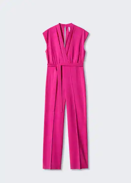 Enterizo Mono Seven Fucsia Talla M Mujer Mango