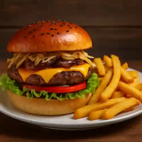 Hamburguesa Carne Angus Clásica