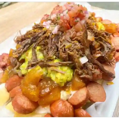 Salchipapa Carne Shake