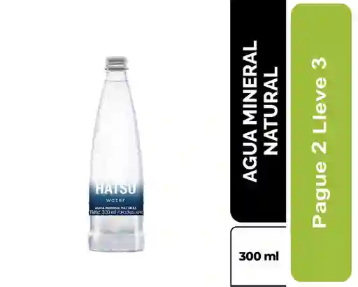Pague 2 Lleva 3 de Agua Hatsu 300Ml Vnr x 24 Hatsu