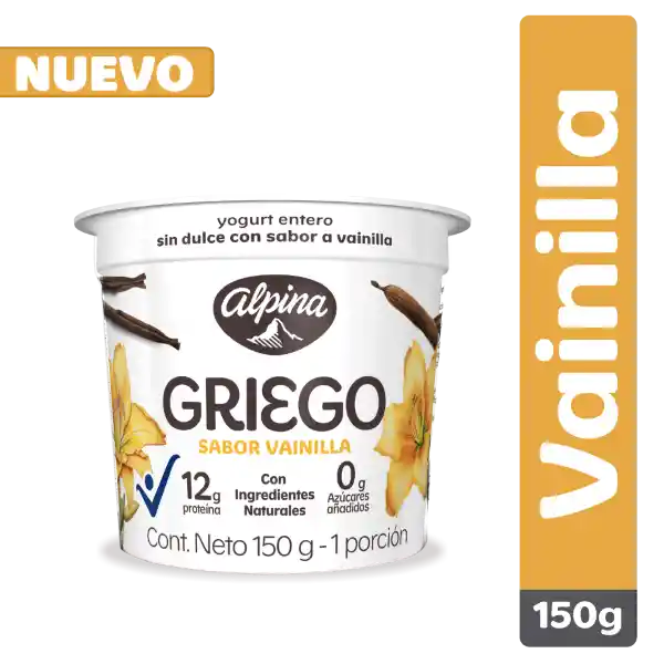 Yogurt Griego Vainilla 150 g