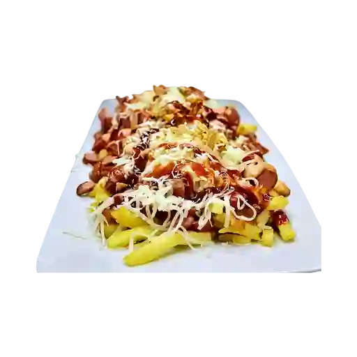 Salchipapa de Res