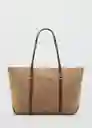Bolso G Cobalt Beige Talla 99 Mujer Mango