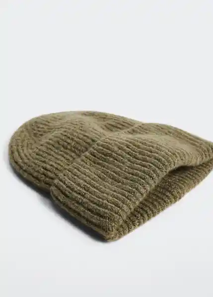 Gorro Bea Khaki Talla 99 Mujer Mango