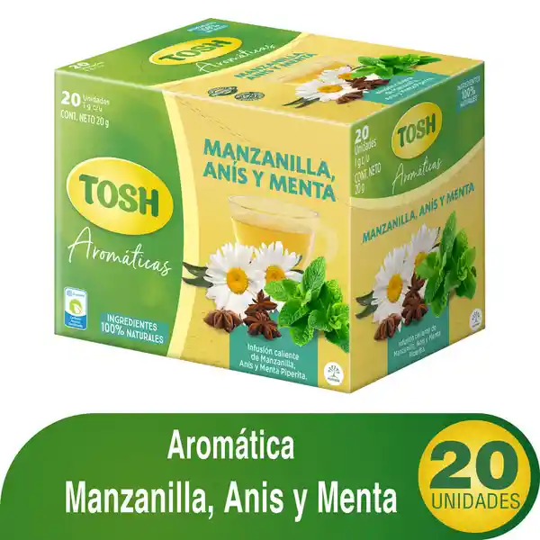 Tosh Aromática de Manzanilla, Anís y Menta