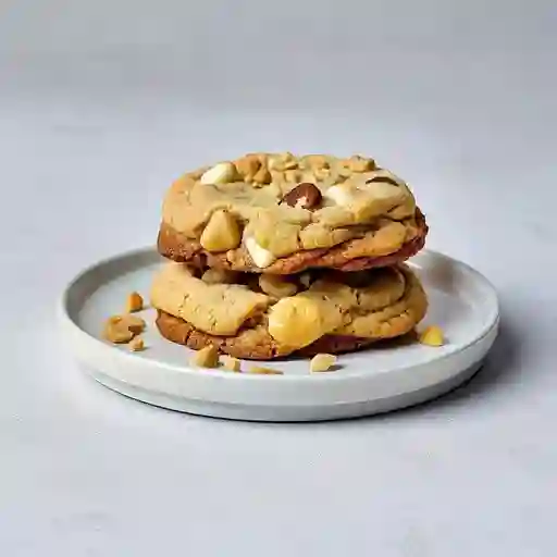 Galleta De Chocolate Blanco Y Nueces