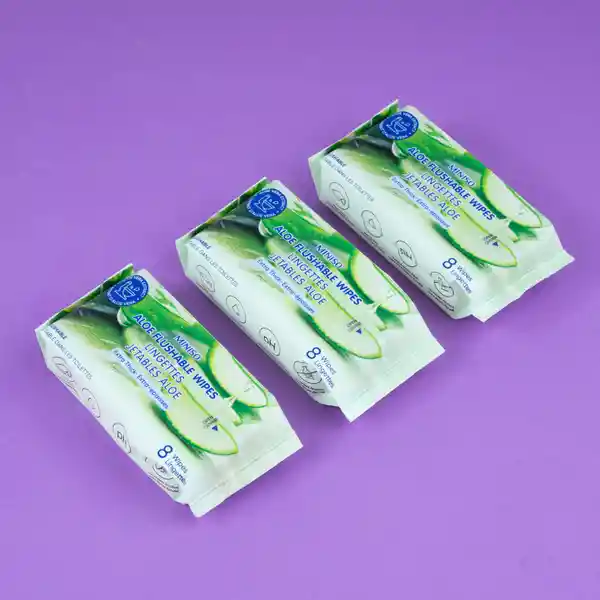 Toallita Desechables Con Aloe Serie Miniso