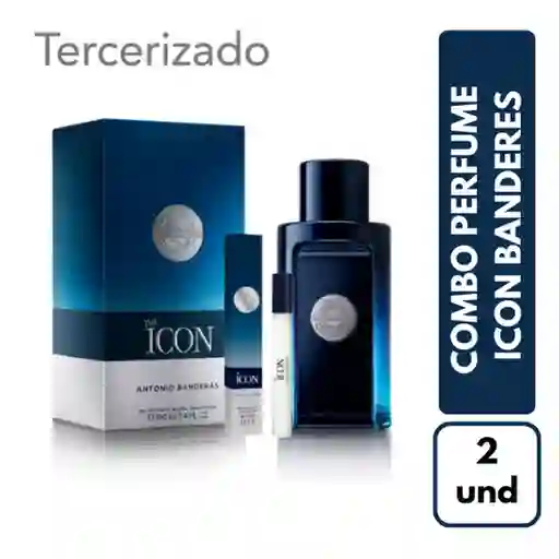Combo Perfume Banderas Icon Edt + Ab Megaspritz