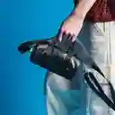 Loqi Bolsa Duffel Pequeño Ligero Negro Metalizado
