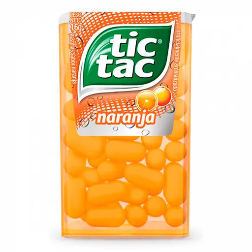 Tic Tac Pastillas de Menta Sabor a Naranja