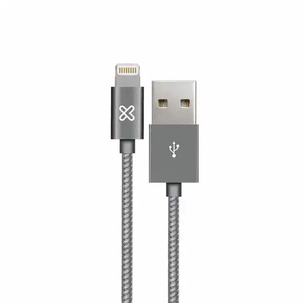 Klip Extreme Cable Lightning a Usb 1.6 ft 0.5 m Gris