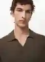 Camiseta Polo Taurus Khaki Talla M Hombre Mango