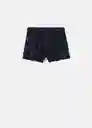 Short Xturner Navy Talla 18 Mujer Mango