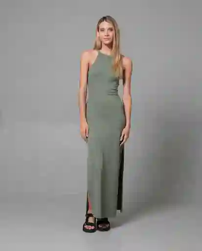 Vestido Mujer Verde Talla S 272G001 Rifle