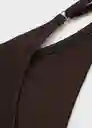 Braga Salma Chocolate Talla S Mujer Mango