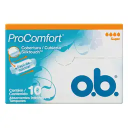 Tampón O.B Procomfort Súper X 8 Und