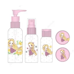 Botella de Viaje Serie Disney Princesas Rapunzel Miniso