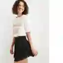 Falda Cinta Para Anudar Negro Aerie Talla Medium American Eagle