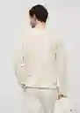 Buzo Buzo Jersey Avana Crudo Talla XXL Hombre Mango