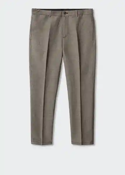 Pantalón Cid Marrón Talla 46 Hombre Mango