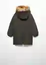 Abrigo Anorak Fran Khaki Talla 12 Niños Mango