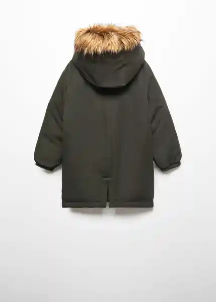 Abrigo Anorak Fran Khaki Talla 12 Niños Mango