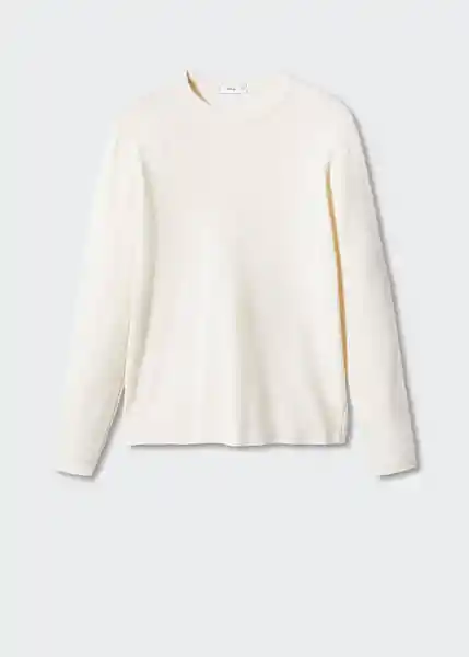 Saco Jersey Antigua-I Off White Talla S Hombre Mango