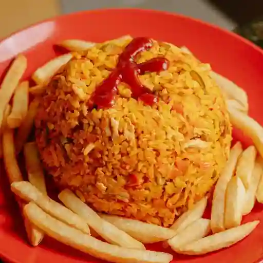 Combo arroz con pollo