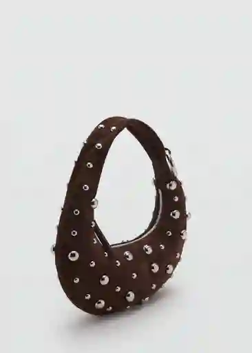 Bolso M Moa Chocolate Talla 99 Mujer Mango
