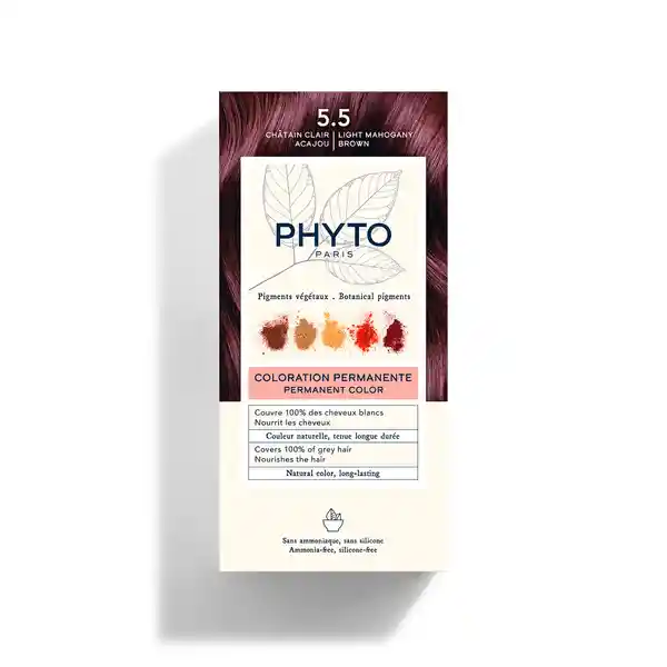 Phyto Coloration Color Castaño Caoba Claro 5.5