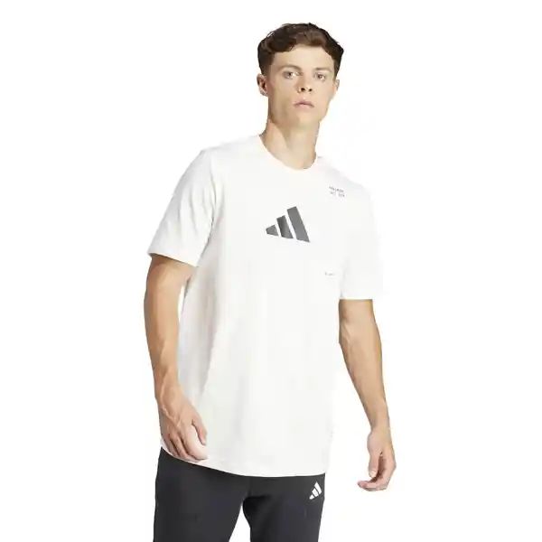 Adidas Camiseta Tr Cat G T Para Hombre Blanco Talla XL